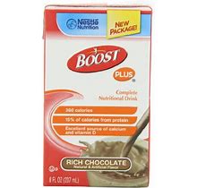 Boost Plus Chocolate 8Oz Brikpaks 27/Case