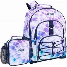 Purple Navy Laguna Tie Dye Backpack & Lunch Box Bundle
