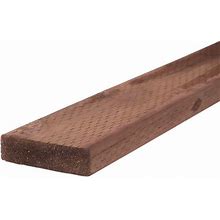 2 in. X 6 in. X 10 ft. Pressure-Treated Lumber Brown Stain Ground Contact WW (Actual: 1.5 in. X 5.5 in. X 120 In.)