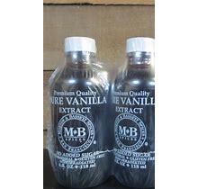 Morton & Bassett Pure Vanilla Extract 4 Oz - Choose Quantity