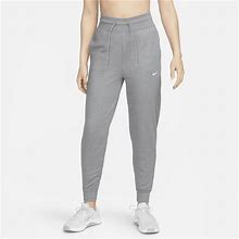 Nike Therma-FIT One Women's High-Waisted 7/8 Jogger Pants In Grey, Size: 2XL | FB5431-091