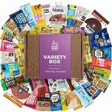 BUNNY James Premium Snack Bars Variety Pack, 40-Count, Assorted Flavors, High Protein, Non-GMO, Organic, On The Go Snacks