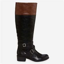 Arizona Delling Riding Boots - Black/Tan Tall Boots - Memory Foam 7m