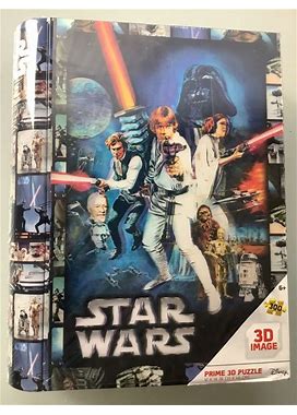 Disney Star Wars Prime 3D Puzzle Star Wars Classic 300 Piece Puzzle W/Tin NEW