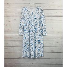 Mini Boden Dresses | Mini Boden Floral Dress 5-6 Years | Color: Blue/White | Size: 5G