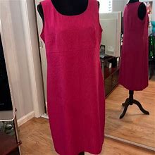 Danny & Nicole Dresses | Danny & Nicole Magenta Empire Style Dress | Color: Pink | Size: 14