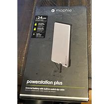 Mophie Powerstation Plus 6000Mah With Switch-Tip iPhone Cable - Gray