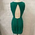 Dcloset Dresses | Emerald Green Backless Empire Waist Mini Dress | Size Small | Color: Green | Size: S