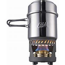 Esbit Outdoor Stainless Cook Set 985Ml With Alcohol Burner ESCS 985ST0