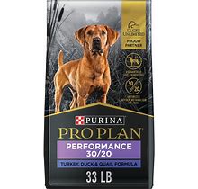 Purina Pro Plan Sport Performance All Life Stages High-Protein 30/20 Turkey, Duck & Quail Formula Dry Dog Food, 33-Lb Bag