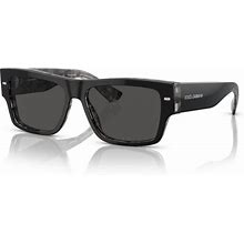 Dolce&Gabbana Men's Sunglasses DG4451 - Black On Gray Havana