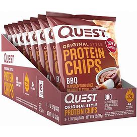 Quest Original Style Protein Chips - Bbq (8 Bags)