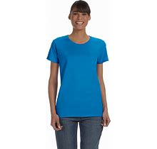 Shop Ladies' Heavy Cotton-TM 5.3 Oz. T-Shirt - SAPPHIRE - M T-Shirts