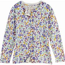 Blair Women's Haband Women's Snap Front Printed Cardigan - Multi - L - Misses