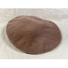 Men's Kangol Brown Hat Cap Medium M 100% Virgin Wool England Style 504