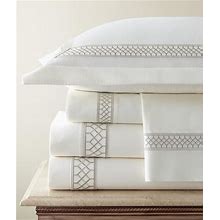 Langston Embroidered Bedding By Legacy Home, Cal King Coverlet 110" X 108" / Ivory