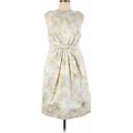 Giambattista Valli Casual Dress - A-Line High Neck Sleeveless: Ivory Dresses - Women's Size 42