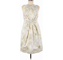 Giambattista Valli Casual Dress - A-Line High Neck Sleeveless: Ivory Dresses - Women's Size 42