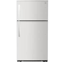 Kenmore 61202 21 Cu. Ft. Top-Freezer Refrigerator - White - White - Refrigerators & Freezers - Top Freezer Refrigerators - Condition: Imperfect