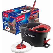 Easywring Microfiber Spin Mop & Bucket Floor Cleaning System - Mop Heads - Grey