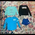 Gildan Tops | Cheerleading Clothing Bundle Lots Xs/S/M | Color: Blue/Red | Size: S