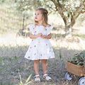 Tartine Et Chocolat | All-Over Floral Print Eyelet Baby Dress, (White, Size 9M) | Maisonette
