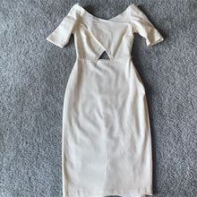 H&M Dresses | H&M Trend Mid Length Dress | Color: Cream | Size: 4