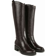 Lifestride Bridget Knee High Boot (Chocolate Faux Leather) | 10.0 Wide