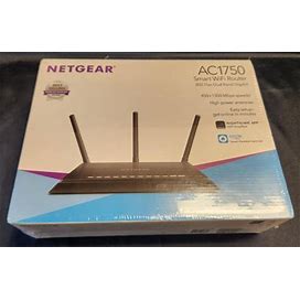 Netgear Smart Wifi Router Black - Ac1750