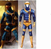 X-Men Cyclops Halloween Men's Jumpsuit Suit Cosplay Superhero Costume Outfits