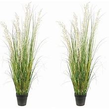 Artificial Plant 47Inpack Tall Artificial Grass Plant Faux Plants 4ft 2