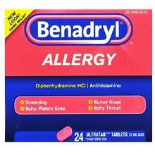 Benadryl Allergy Relief Ultratabs