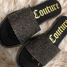 Juicy Couture Sandals - New Women | Color: Black | Size: 7