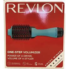 Revlon One Step Volumizer Hair Dryer And Volumizer Hot Air Brush Mint Brand New