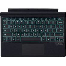Chveet Bluetooth Keyboard With Back Light Compatible With Microsoft Surface Pro 7/ 6/ 5/ 4