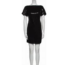 ROBERT RODRIGUEZ MSRP $495 Brand New Black Sequin Short Shift Cocktail Dress