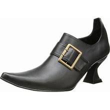 Ellie Shoes Women's 301 Hazel Witch Shoe, Black Polyurethane, 10 m US