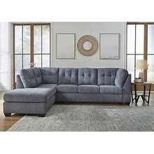 Ashley Marrelton 2-Piece LAF Sectional With Chaise In Denim