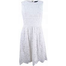 Tommy Hilfiger Women's Lace A-Line Dress 190607896325