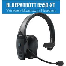Blueparrott B550-Xt Wireless Bluetooth Noise Cancelling Headset, 24Hrs