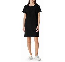 Eileen Fisher T-Shirt Dress In Black At Nordstrom, Size X-Small