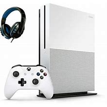 Microsoft Xbox One S 500Gb Gaming Console White With Bolt Axtion Bundle Refurbished
