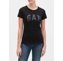 Gap Factory Women's Gap Logo T-Shirt True Black Size S