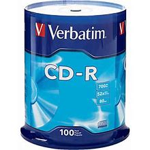 Verbatim CD-R 700MB Disc (100-Pack Spindle) 94554