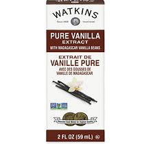 Watkins Pure Vanilla Extract, With Madagascar Vanilla Beans, Non-GMO, Kosher, 2 Oz. Bottle, 1-Pack