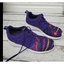 Nike Rosherun Mp Qs Moypup Purple Women's Running Shoes Size 7.5