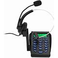 Call Center Corded Headset Telephone Business Office Dial Pad Call Center Traffic Telephone Headset With FSK/DTMF Caller ID Display