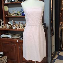 Old Navy Dresses | Pink Striped Seersucker Strapless Dress | Color: Pink/White | Size: 2