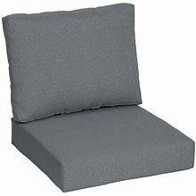 Better Homes & Gardens 42" X 24" Grey Outdoor 2-Piece Deep Seat Cushion