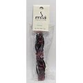 MIA COLLECTION RED STRETCH BRACELET / BRONZE TONES - NEW - SEALED